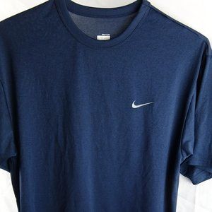 Nike Men's Nike-Fit Medium Blue Short Sleeve T